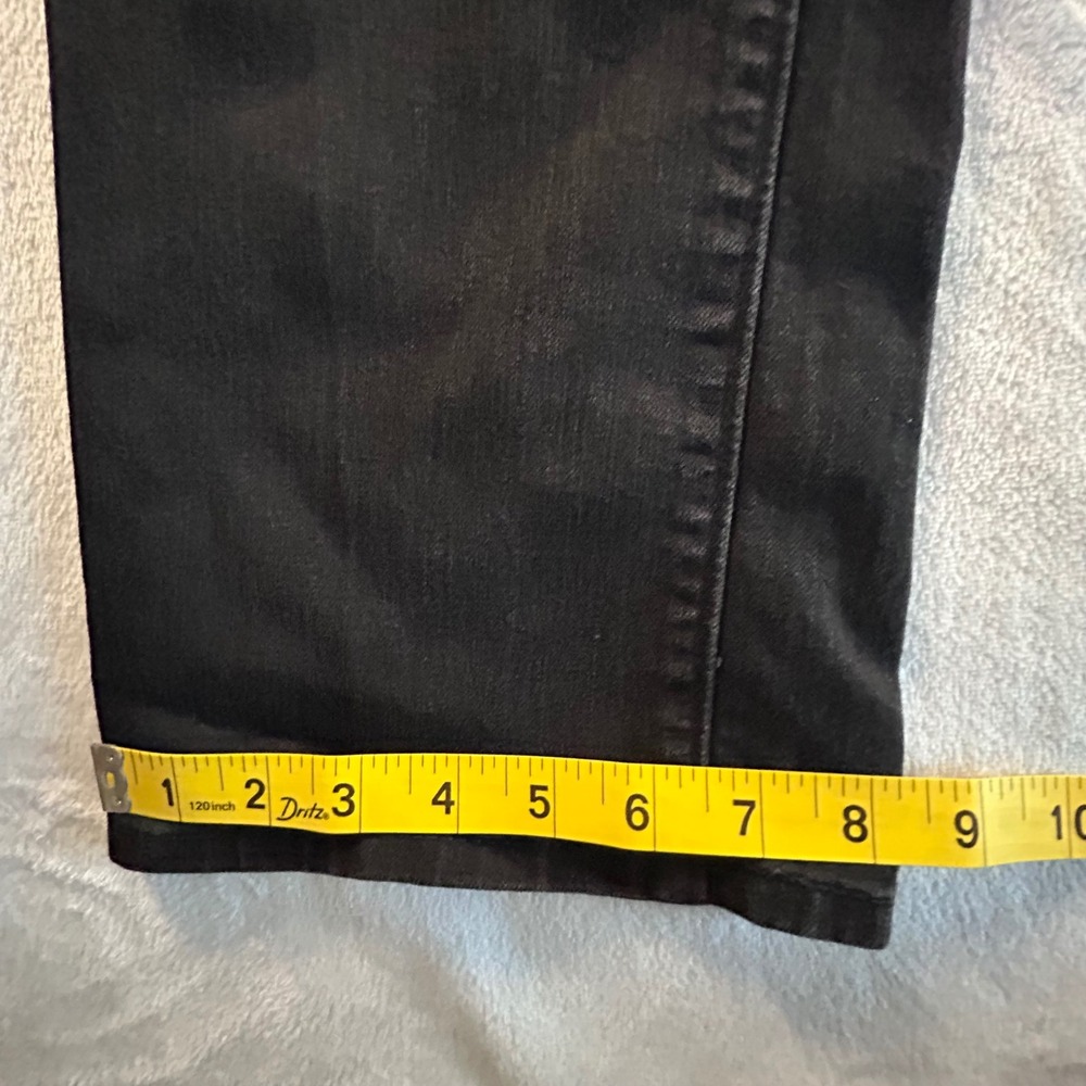 Levi's 505 Straight Jeans Black Denim W31 L34 Classic Fit - Picture 3 of 10